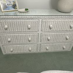 Wicker Bedroom Set 