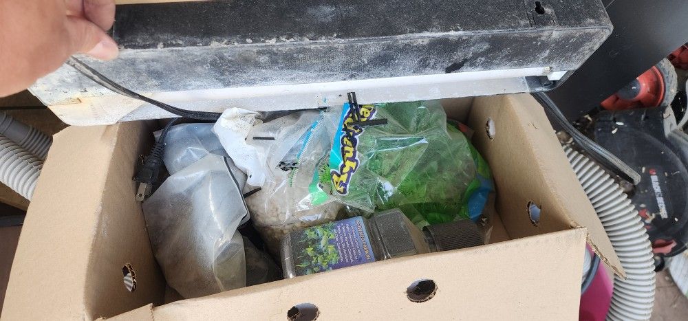 Fish Tank Supplies And Light