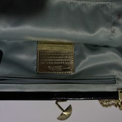 Authentic Coach Kisslock Clutch 