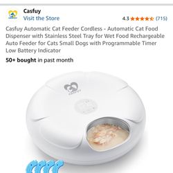Automatic Cat Wet & Dry Food Feeder