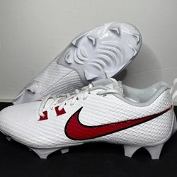 Brand New Nike Vapor Edge Speed 360 2 White Red Football Cleats Men Size 13.5