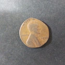Rare 1936 Wheat Penny Full Of Errors 