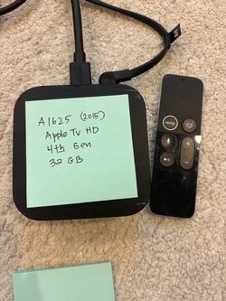 Apple TV HD 4th Gen 32GB A1625 + Siri Remote + HDMI & Power