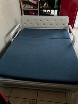 Sofa Bed with Tufted Headboard