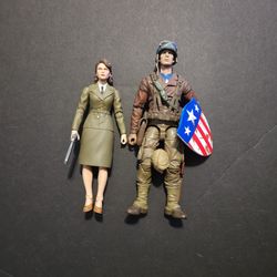 Marvel Legends Peggy And Cap