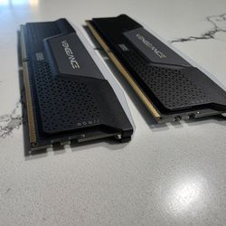 CORSAIR - VENGEANCE RGB 32GB (2x16GB) DDR5 6000MHz C36 UDIMM Desktop Memory - Black