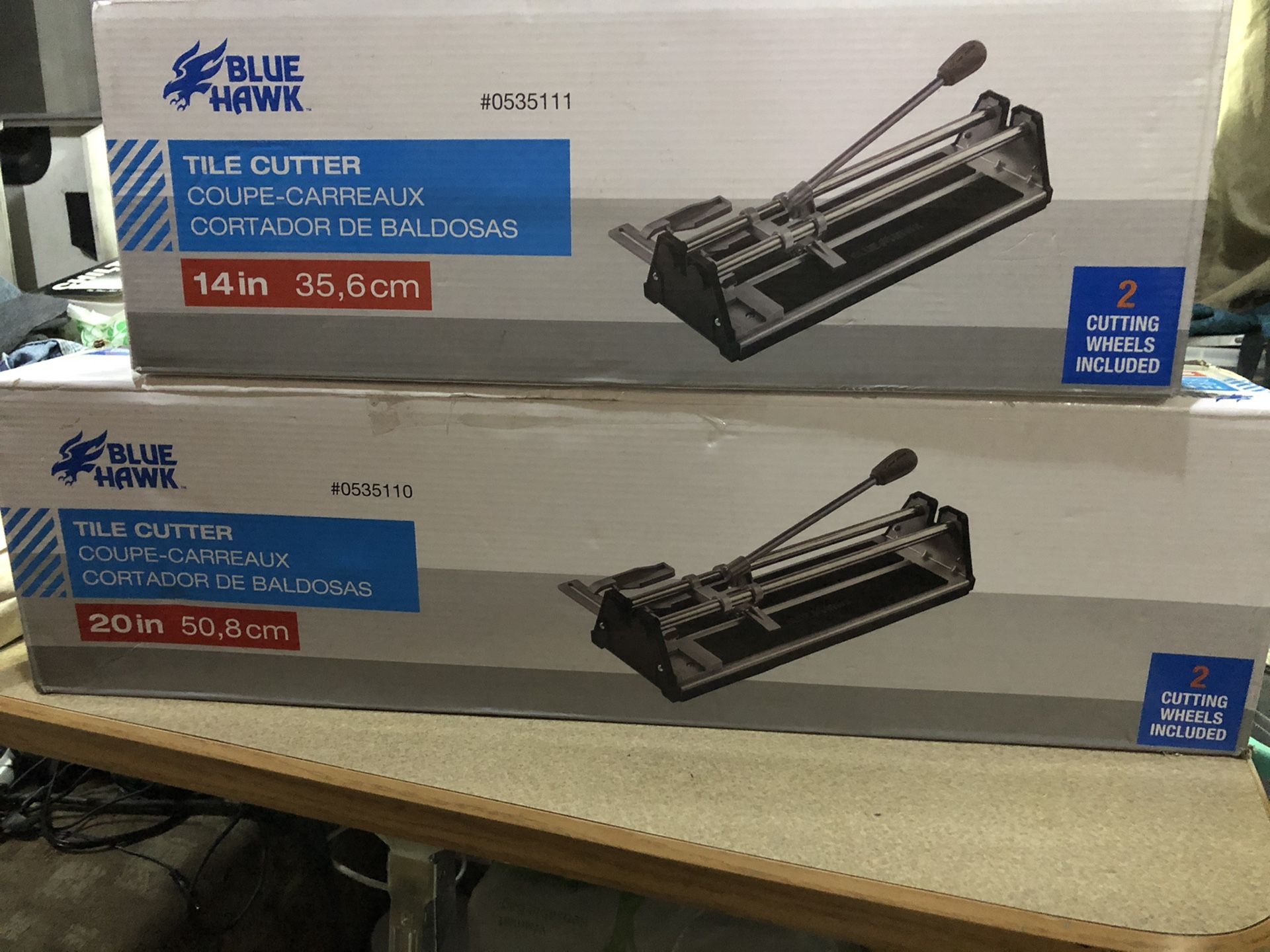 Blue Hawk Tile Cutter Set for Sale in Bakersfield, CA OfferUp