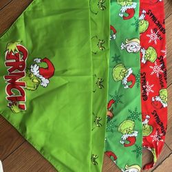 GRINCH Dog bandannas And max Collar And Headpiece