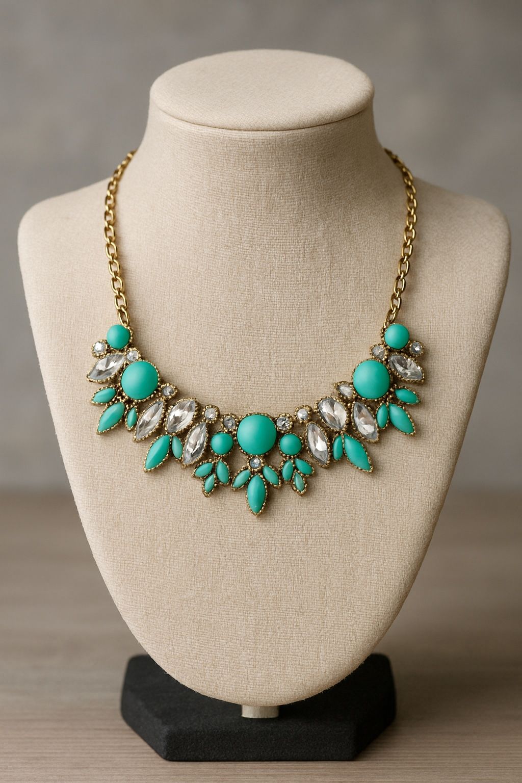 Teal Statement Necklace