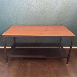 Coffee Table, Wood And Metal