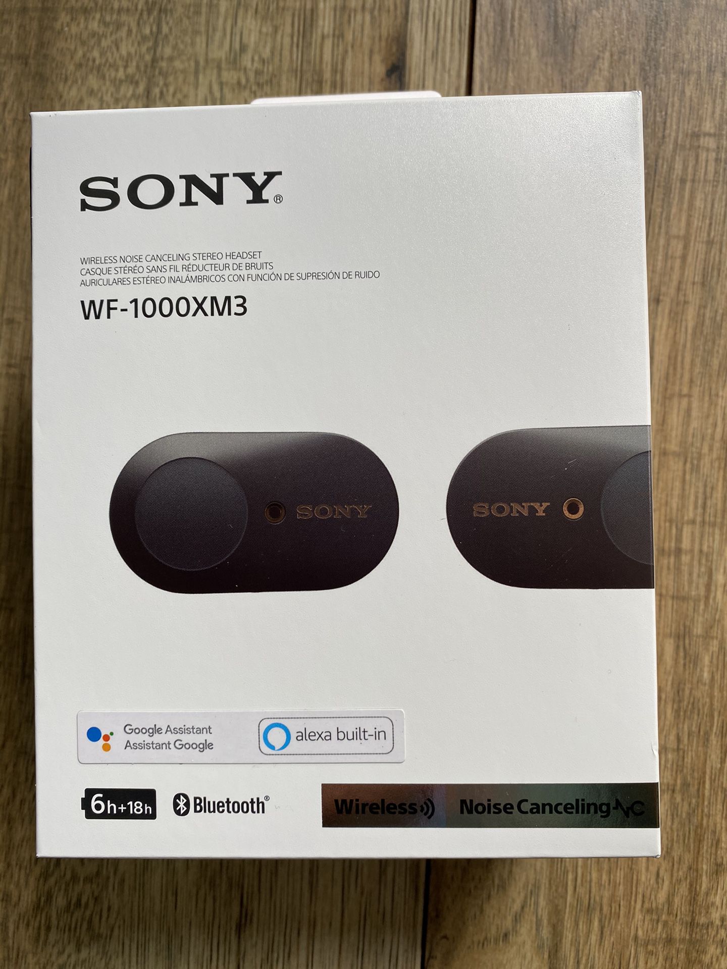 Sony wireless headphones WF 1000-XM3