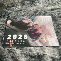 2026 Calendar Illustrated By Aoin