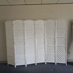 2 Beautiful 6' Screen 6 Panel Dividers