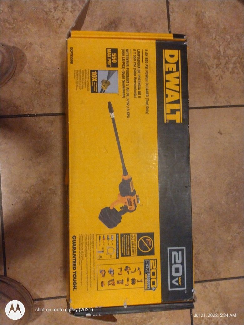 DeWalt Pressure Washer