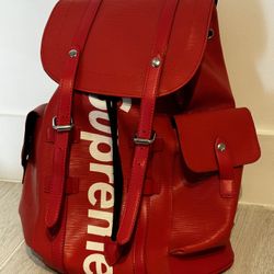 “Supreme” Backpack & Wallet Set