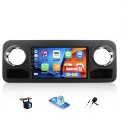 Car Stereo Radio Mercedes Benz Sprinter 2018-2022, Wireless CarPlay Android Auto, 10.1 Inch Touch Screen Head Units, Bluetooth GPS WiFi, Backup Camera