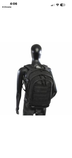 Highland Tactical Rumble Heavy Duty Tactical Backpack MOLLE WEB HOOK-LOOP BK