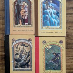A Series of Unfortunate Events Lemony Snicket Hardcover Bundle Set of 4