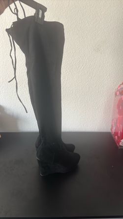 Woman high wedges boots