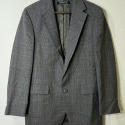 Vintage Brooks Brothers Brooksgate Plaid Blazer Sport Coat 39R