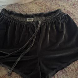 PINK silky shorts size xs