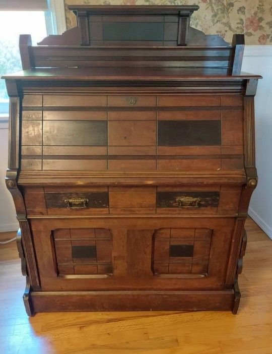 Cabinet bed - antique - folding twin Murphy bed - $180