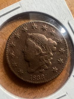 1833 Large Cent 