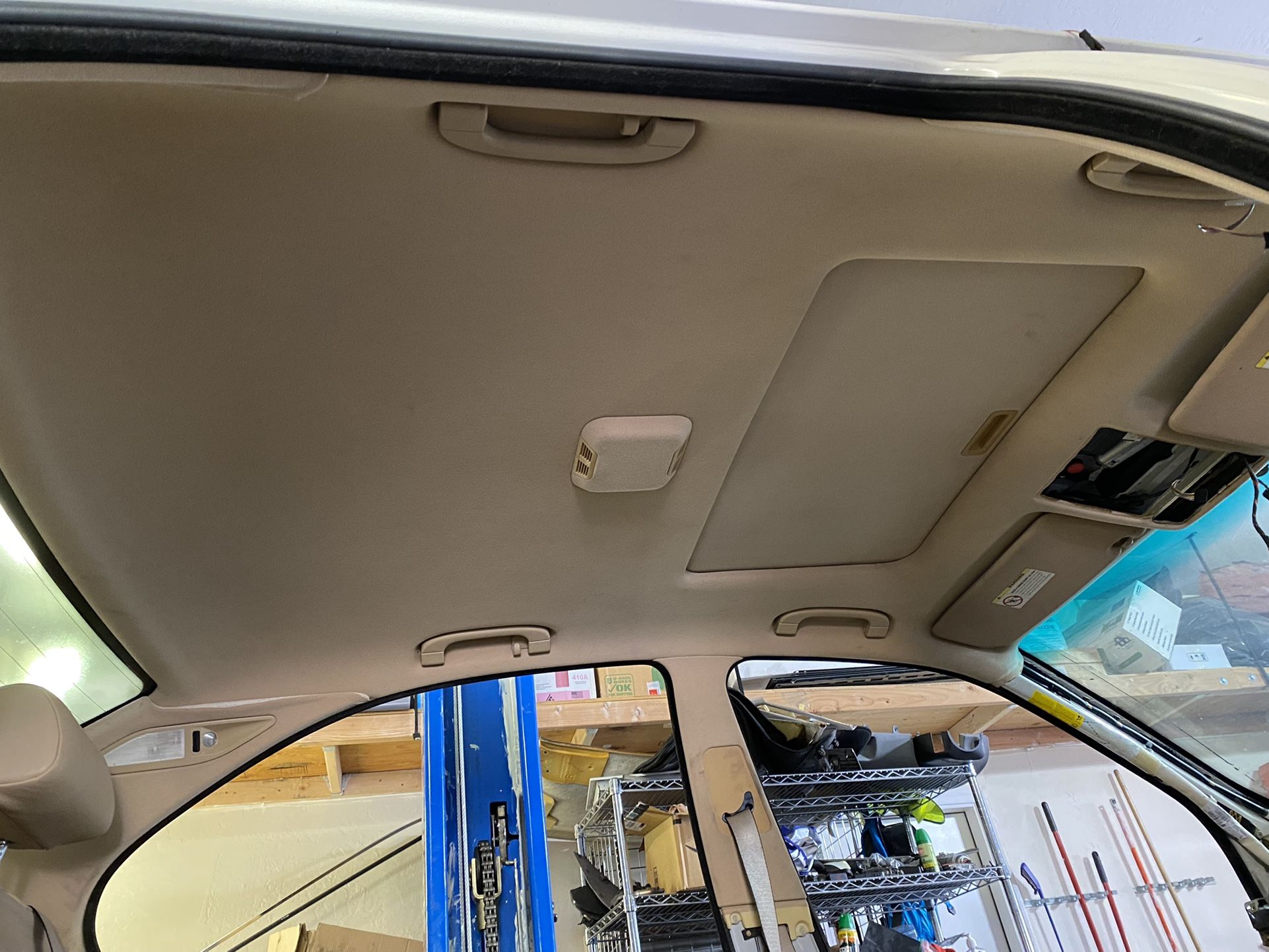 Clean Tan headliner from 99 BMW E39 528i