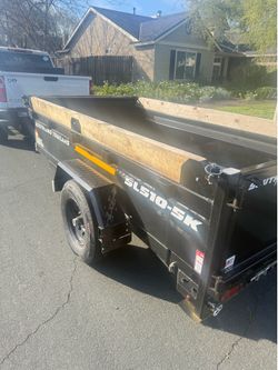 Newer Dump Trailer 5x10x2  2 ton