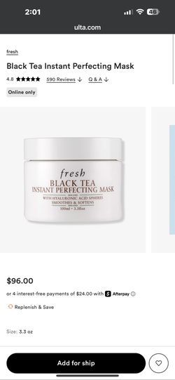 Fresh Black Yea Instant Perfecting Mask 