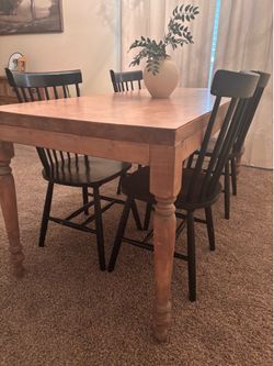 Dining table with chairs