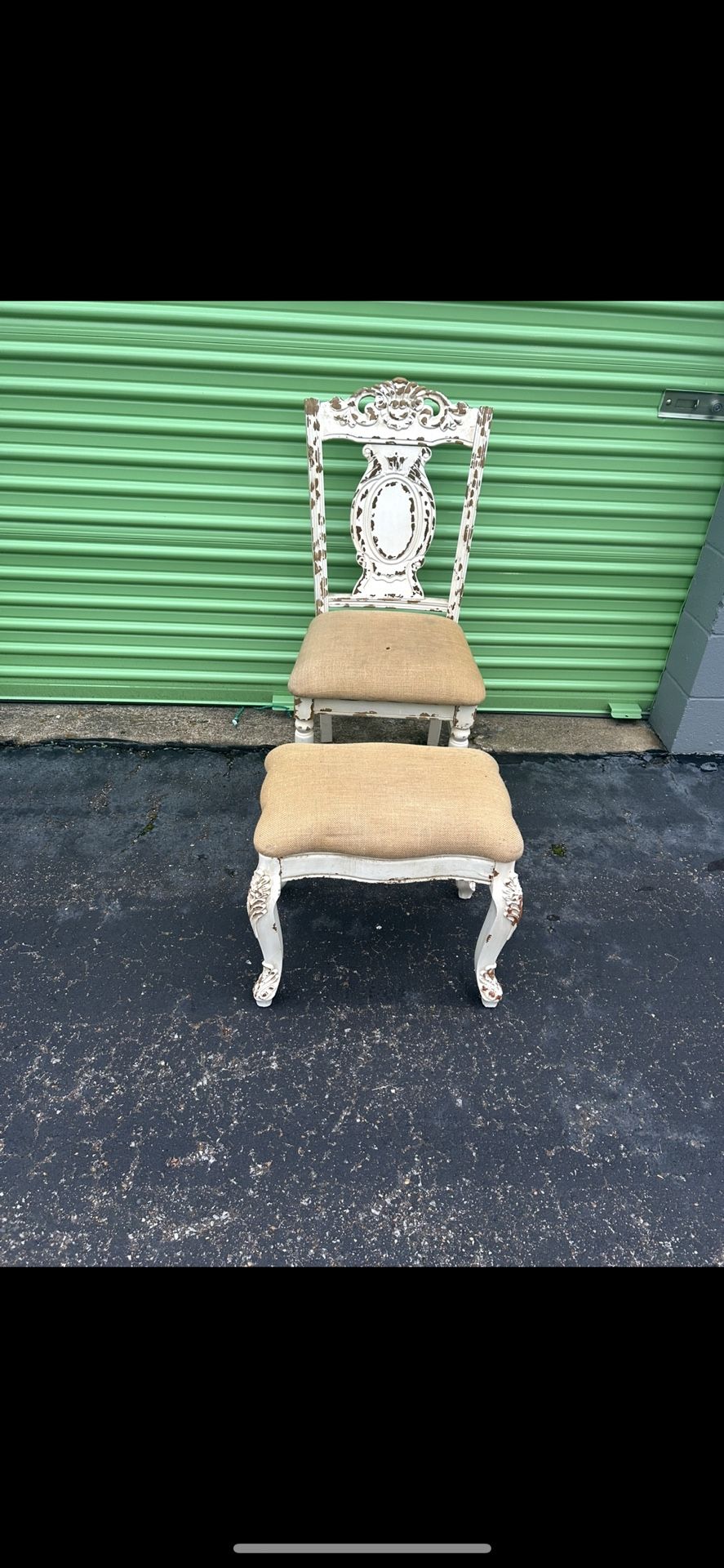  Chair and Footstool