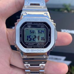 Casio GMW-B5000 Series Silver Watch GMWB5000GD-9