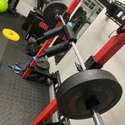 Safety Squat Bar and XS3 Sissy Squat Bench
