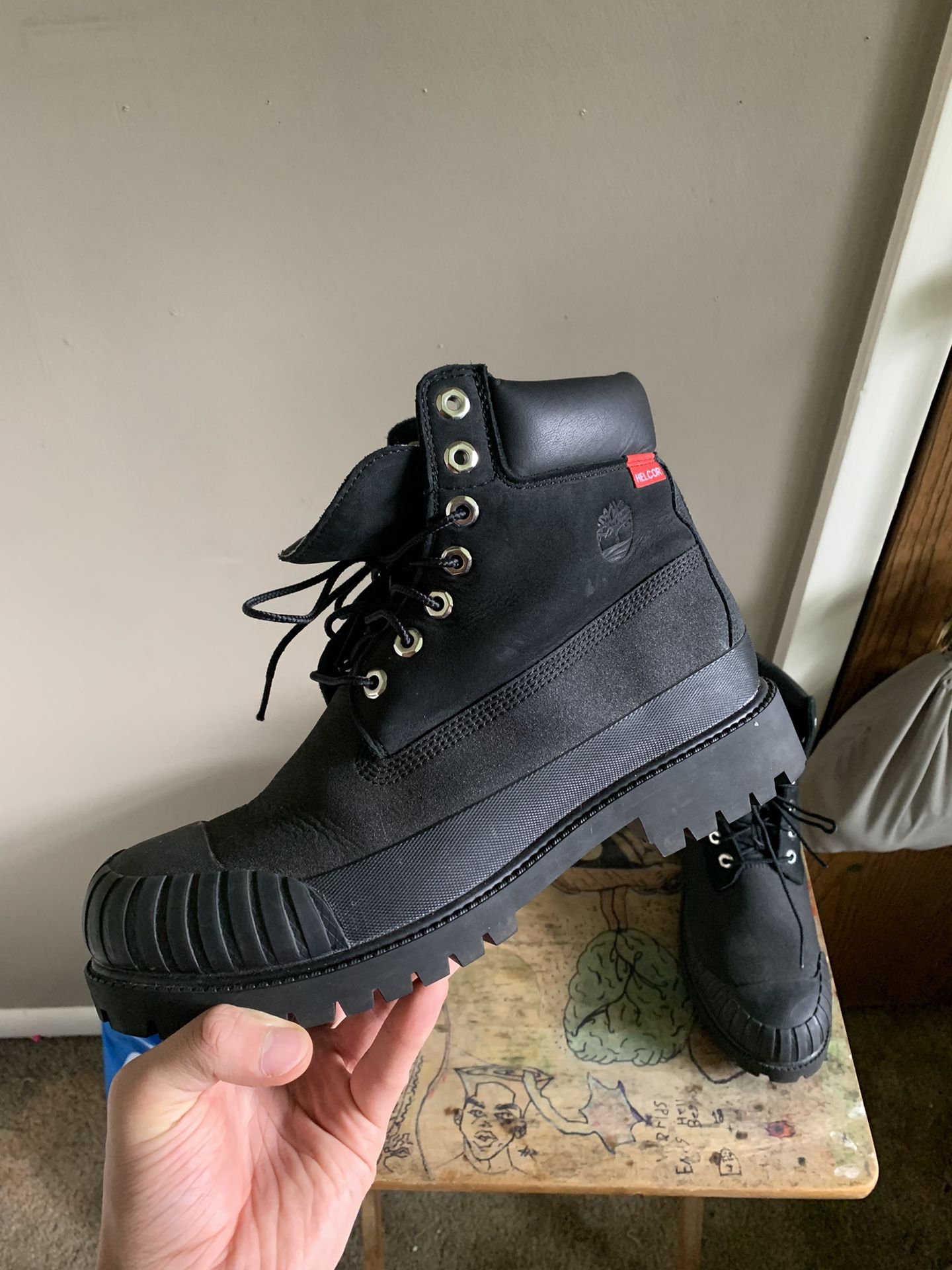 Timberland Black Rubber Toe For Sale ‼️