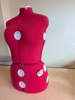Singer 151 Adjustable Dress Form – Red