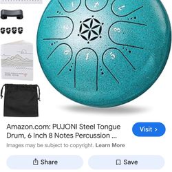 PUJONI Steel Tongue Drum 