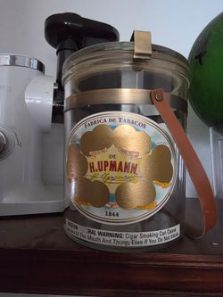 H. Upmann Cuban cigar glass container