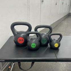 Kettlebell Set 50lb 4pc