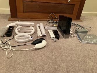 Wii game system w/ accessories
