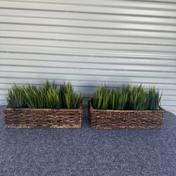 Pair Home Decor Artificial Plants - Model Home Decor 