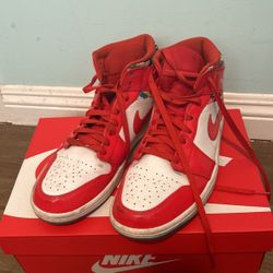 Used Red Air Jordan 1’s Mid (no box)