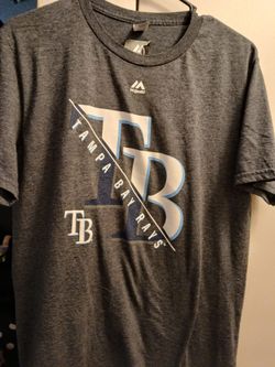 Tampa Bay Rays Majestic Medium size T-shirt