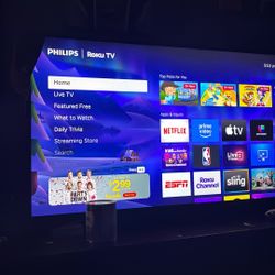 Philips 50" Class 4k Ultra HD (2160p) Roku Smart LED TV 