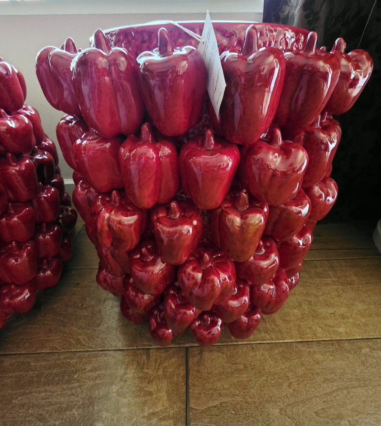 Brand New Bellpepper Ceramic Stool 