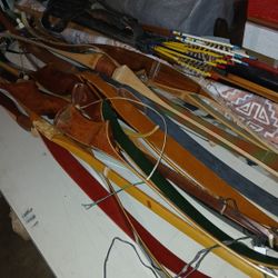 Traditional Archery Long Bows Recurve Bows