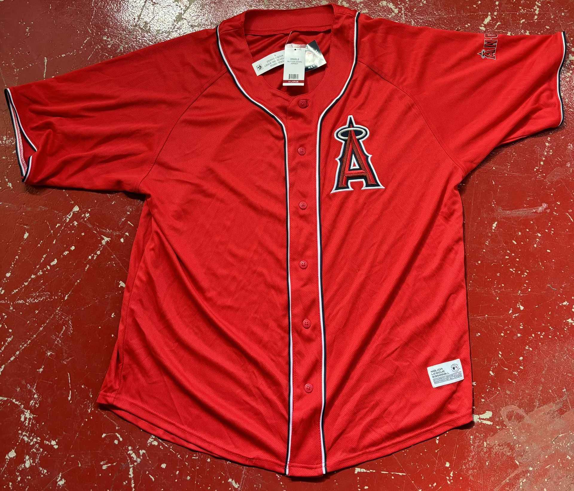 Angels Button Down Jersey
