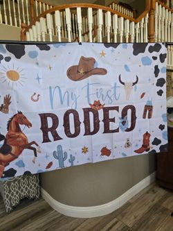 Bundle of 1st Rodeo birthday decor