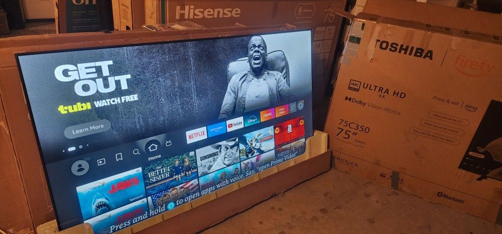 TV TOSHIBA 75" FIRE EDITION SMART 4K thin Line