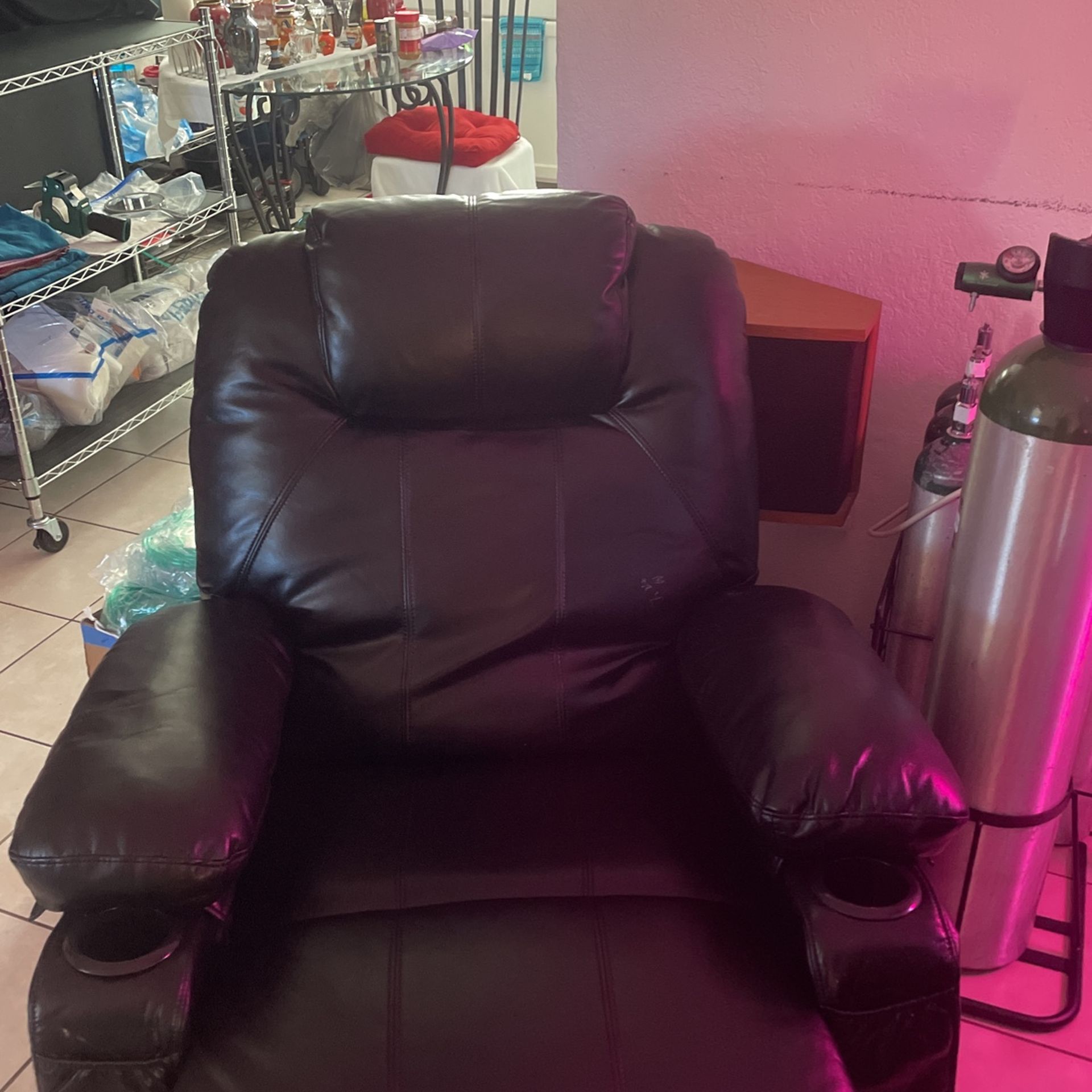 Swival, Rocker, Recliner, Electric MAssage In 8 Areas And Heat In 2 Points.